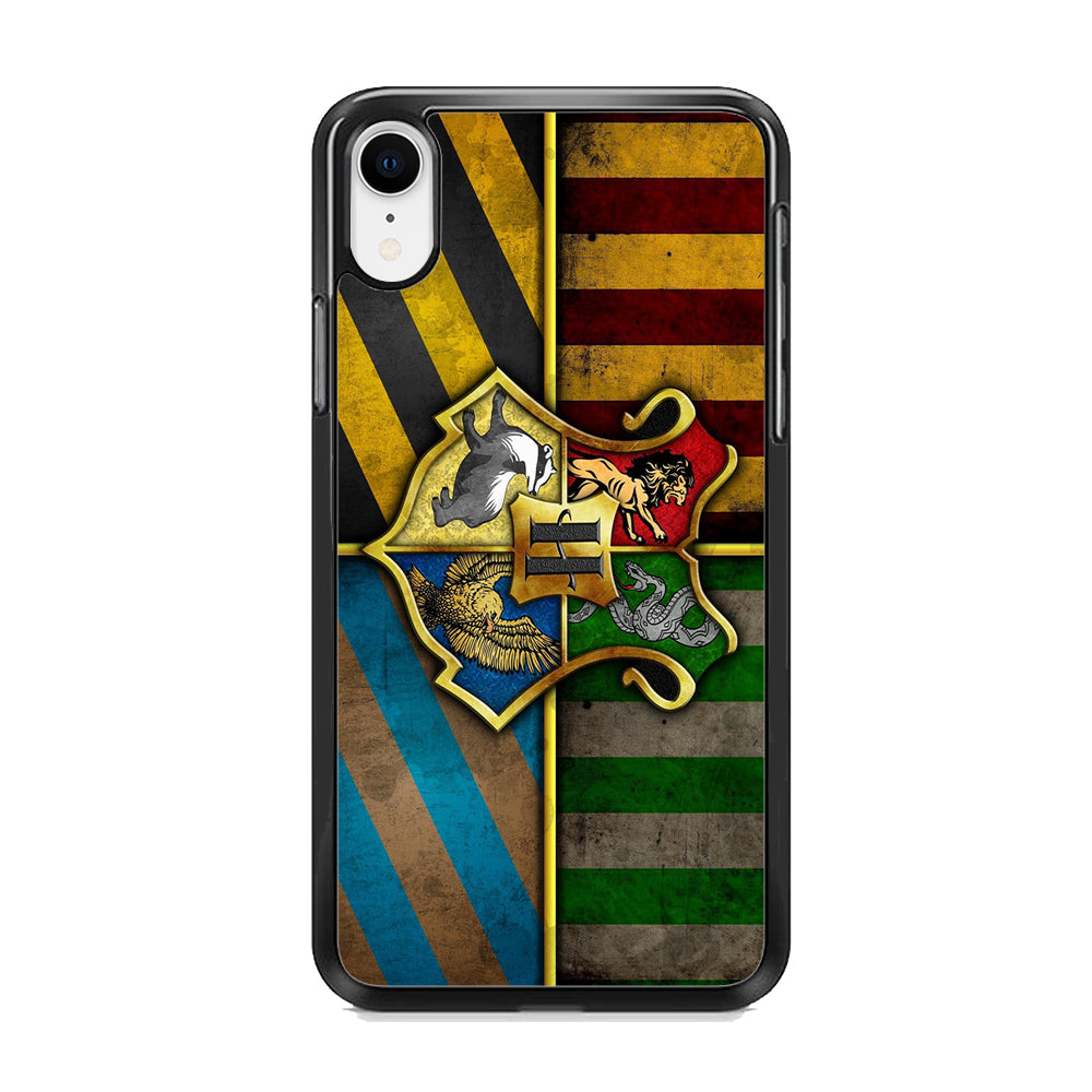 Harry Potter Hogwarts Symbol Flag iPhone XR Case