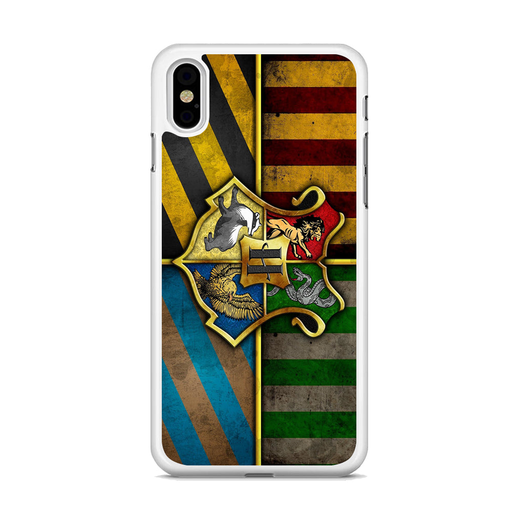 Harry Potter Hogwarts Symbol Flag iPhone X Case