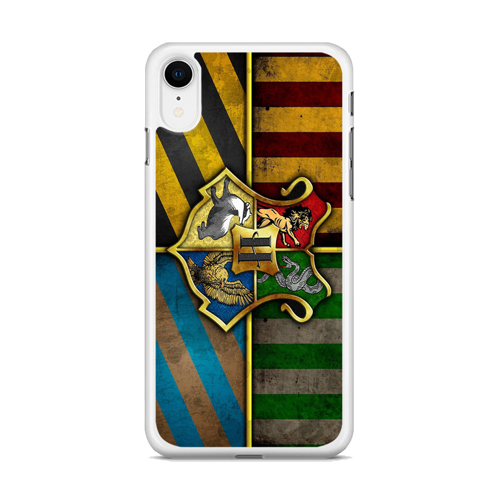 Harry Potter Hogwarts Symbol Flag iPhone XR Case