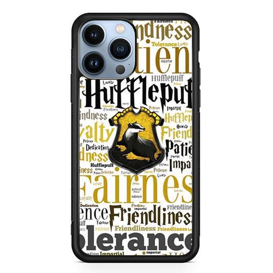 Harry Potter Hufflepuff Manners iPhone 13 Pro Max Case