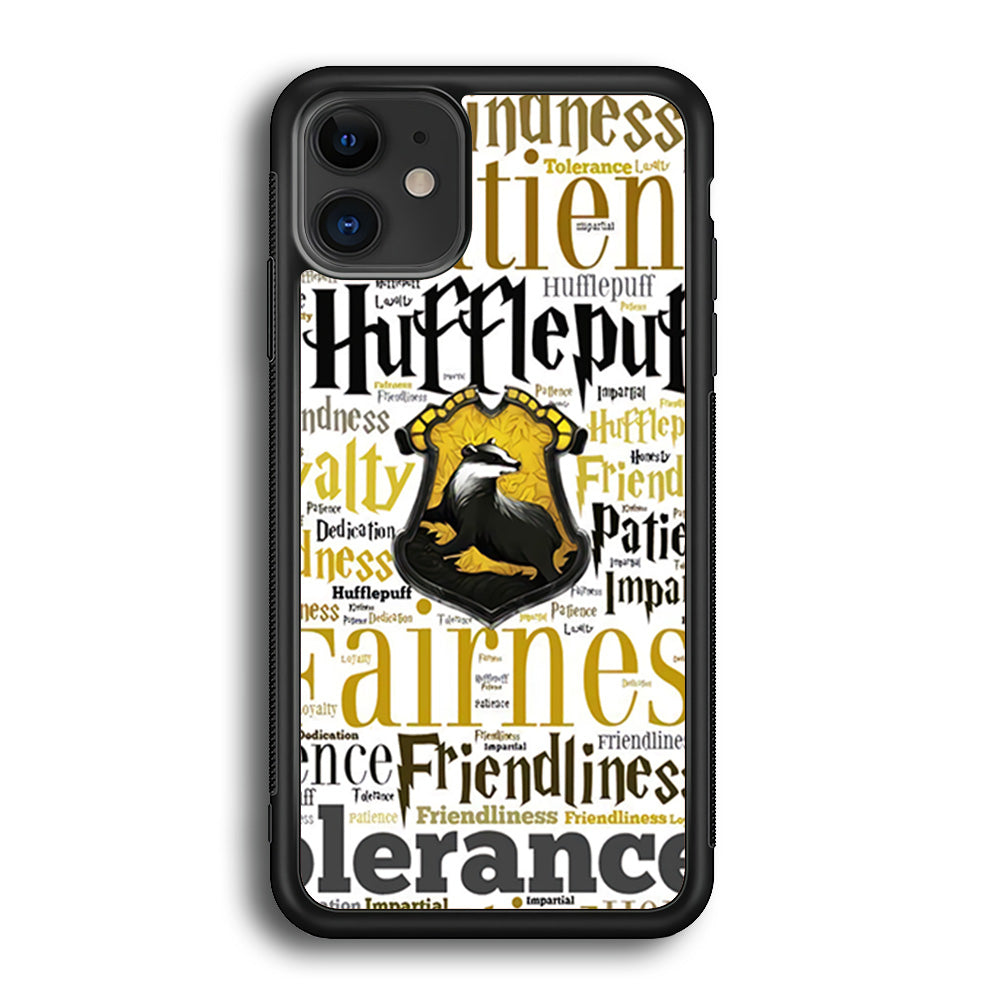 Harry Potter Hufflepuff Manners iPhone 12 Case