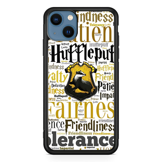 Harry Potter Hufflepuff Manners iPhone 13 Case