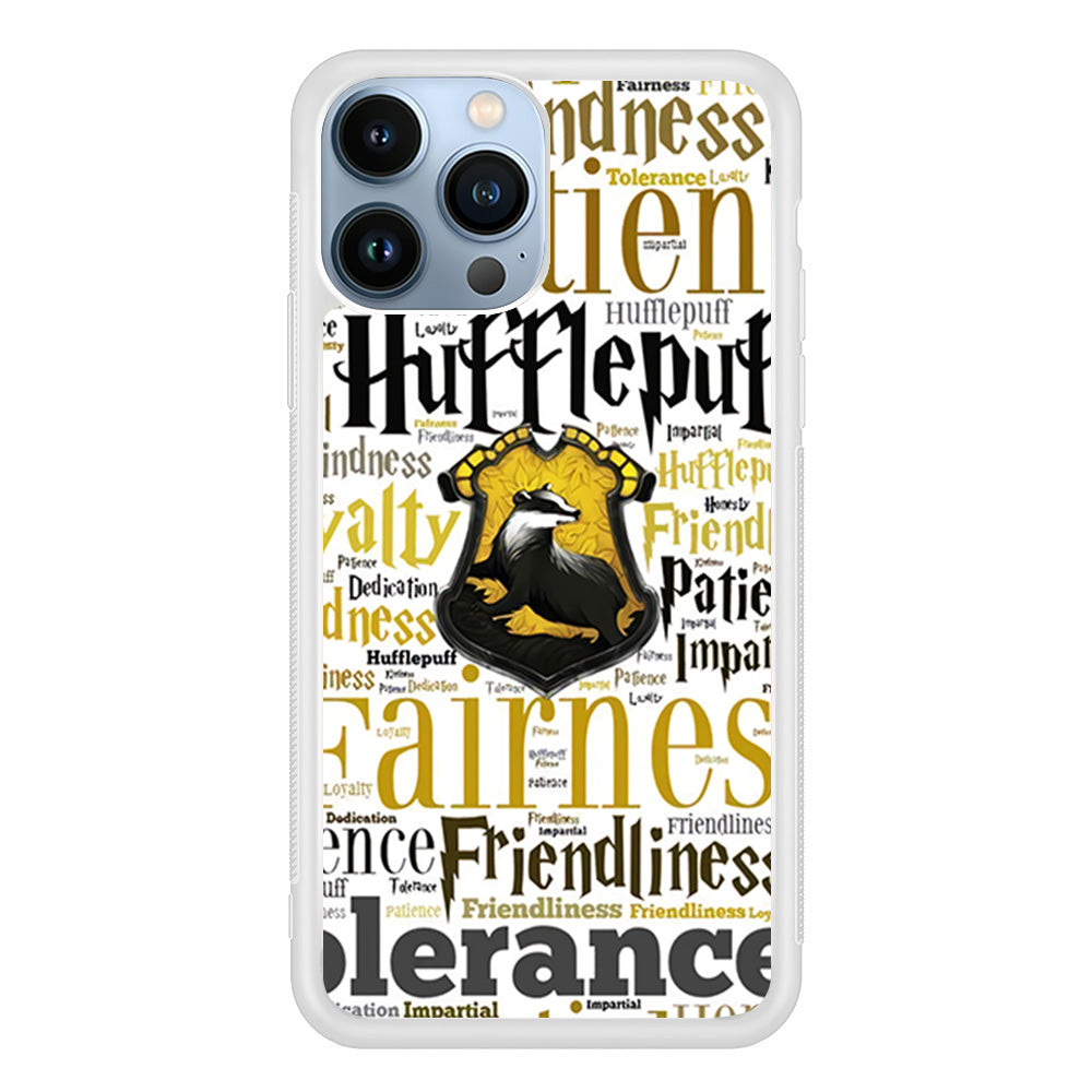 Harry Potter Hufflepuff Manners iPhone 13 Pro Case