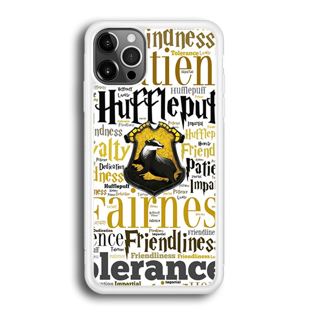 Harry Potter Hufflepuff Manners iPhone 12 Pro Case