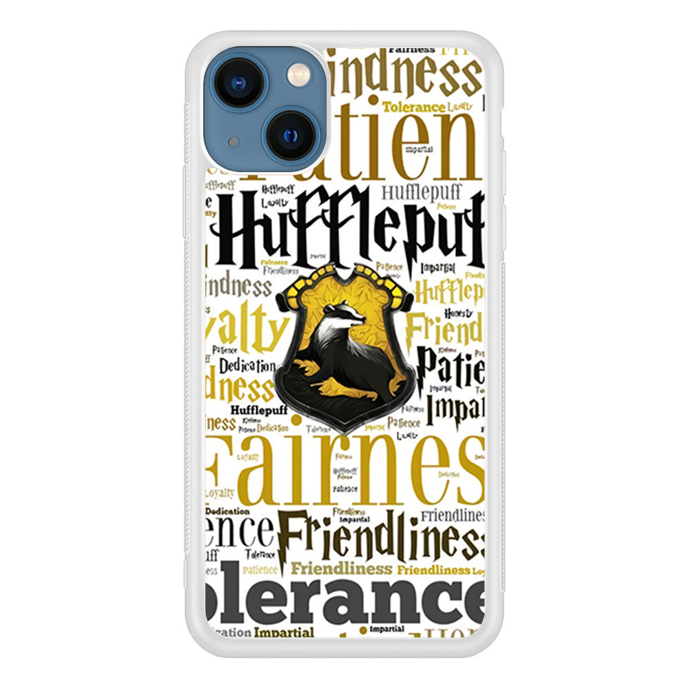 Harry Potter Hufflepuff Manners iPhone 13 Case