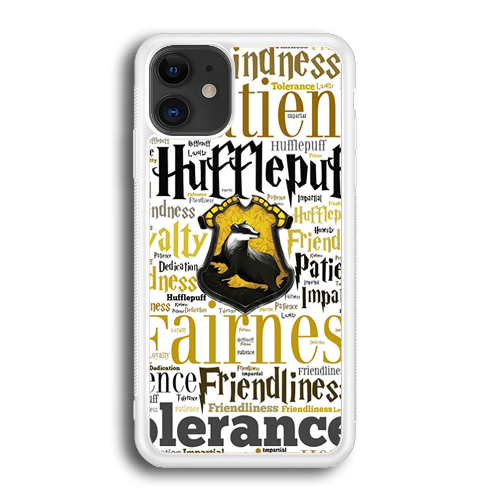 Harry Potter Hufflepuff Manners iPhone 12 Case