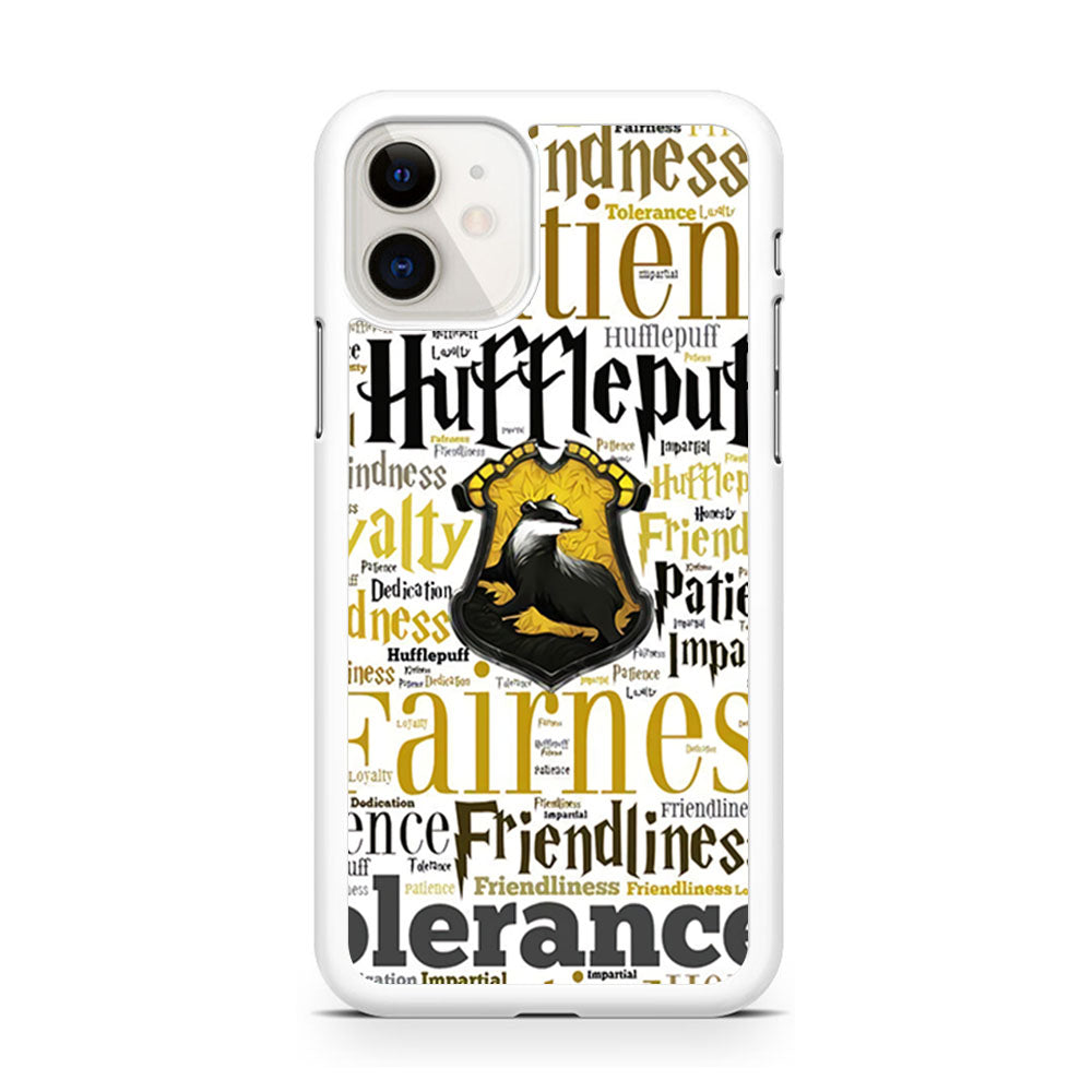 Harry Potter Hufflepuff Manners iPhone 11 Case