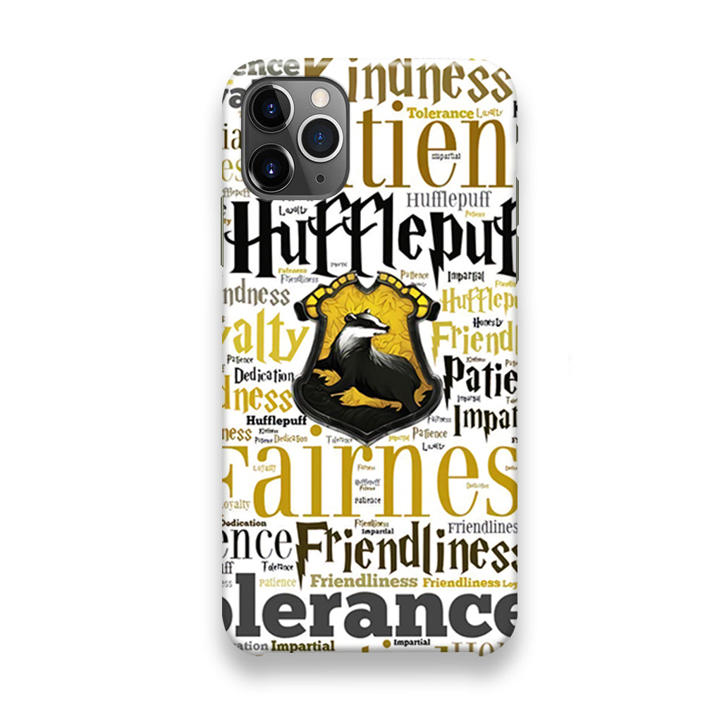 Harry Potter Hufflepuff Manners iPhone 12 Pro Case