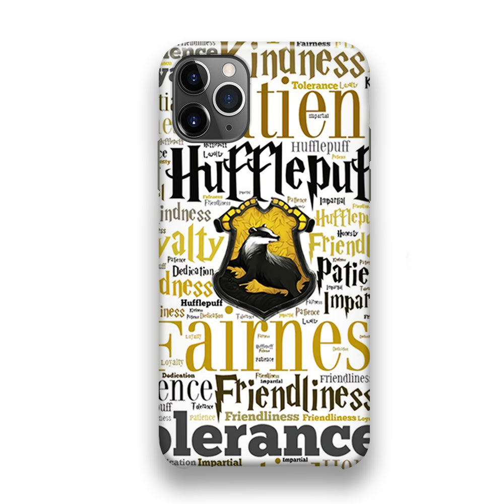 Harry Potter Hufflepuff Manners iPhone 11 Pro Case