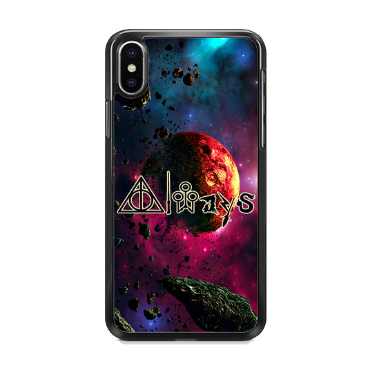 Harry Potter Symbol Galaxy iPhone Xs Case