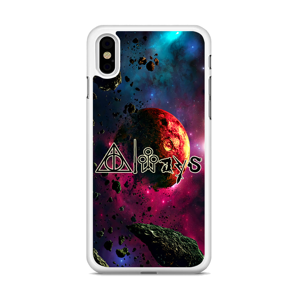 Harry Potter Symbol Galaxy iPhone Xs Case