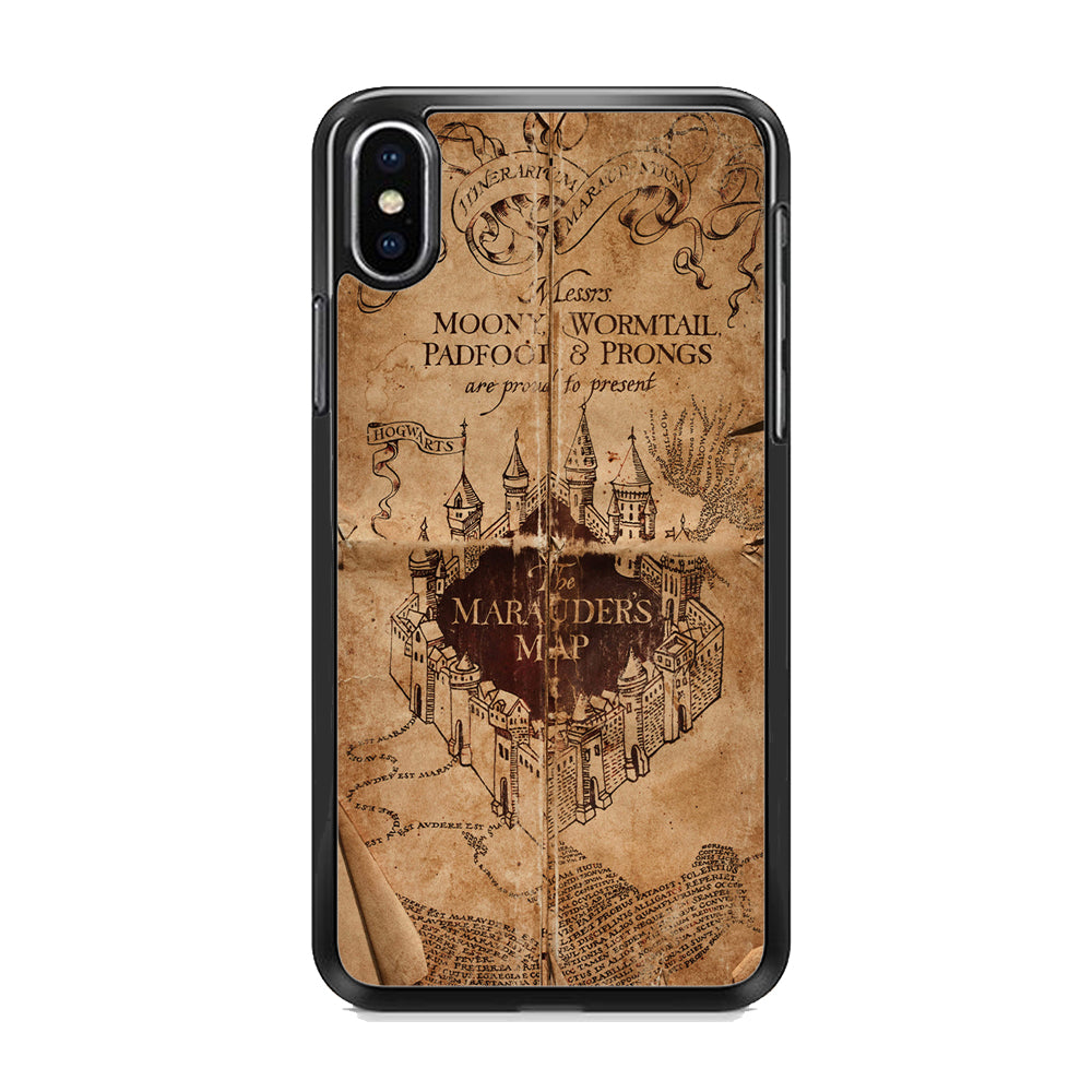 Harry Potter The Marauder's Map  iPhone X Case