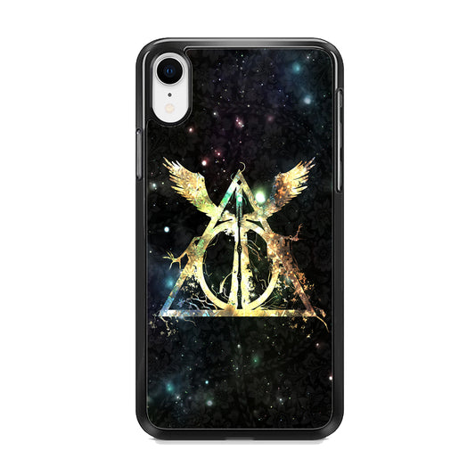 Harry Potter and The Deathly Hallows Symbol iPhone XR Case