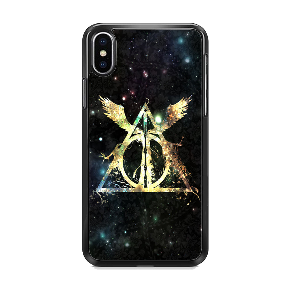 Harry Potter and The Deathly Hallows Symbol iPhone X Case