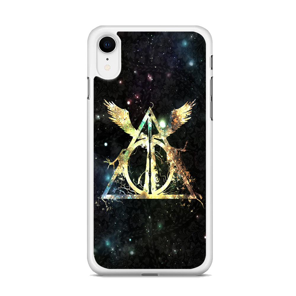 Harry Potter and The Deathly Hallows Symbol iPhone XR Case