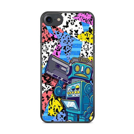 Hip Hop Robot iPhone 8 Case