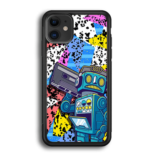 Hip Hop Robot iPhone 12 Case