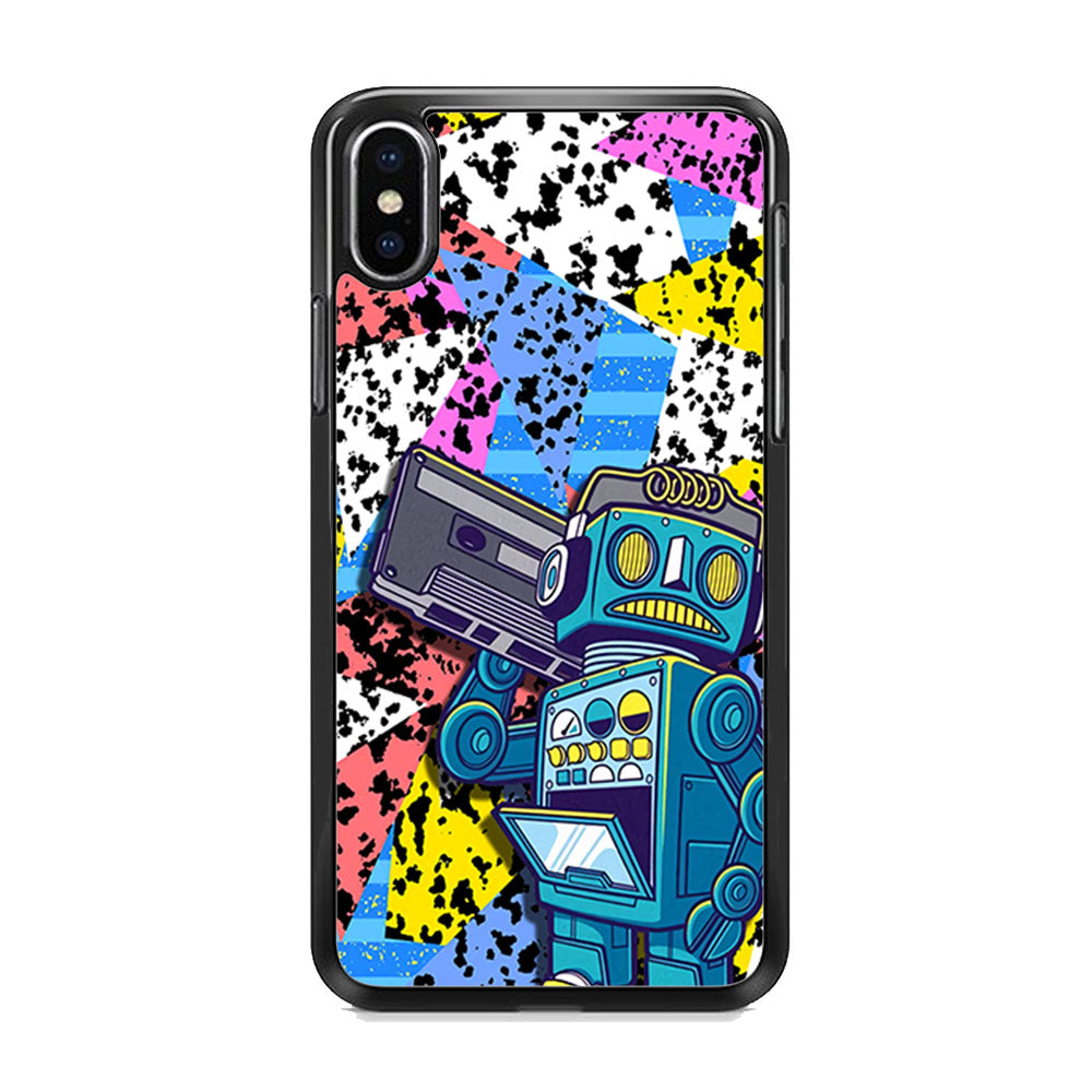 Hip Hop Robot iPhone X Case