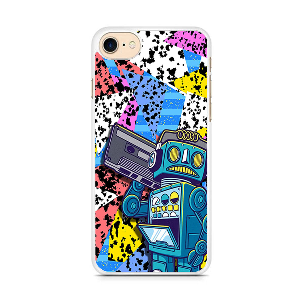 Hip Hop Robot iPhone 8 Case