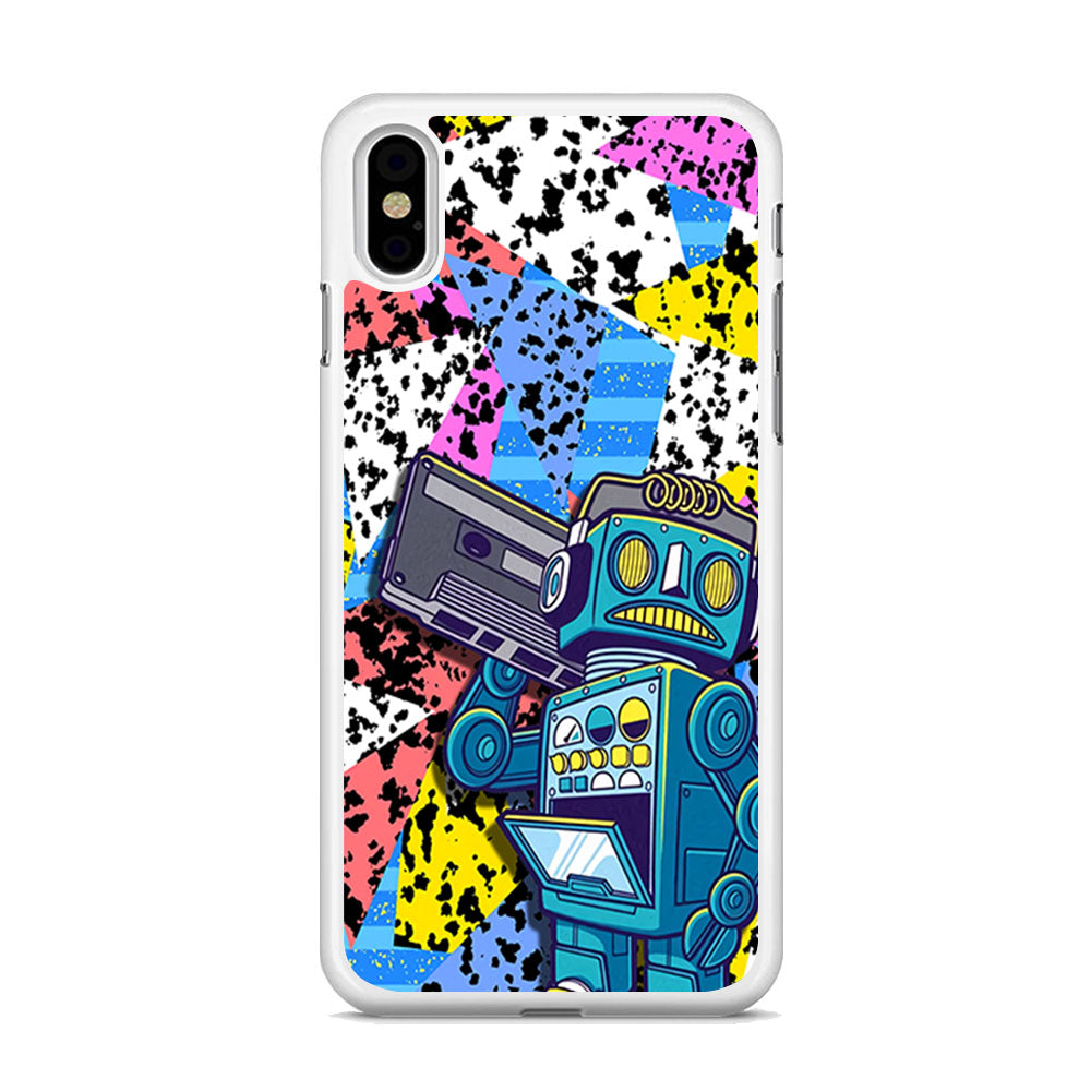 Hip Hop Robot iPhone X Case