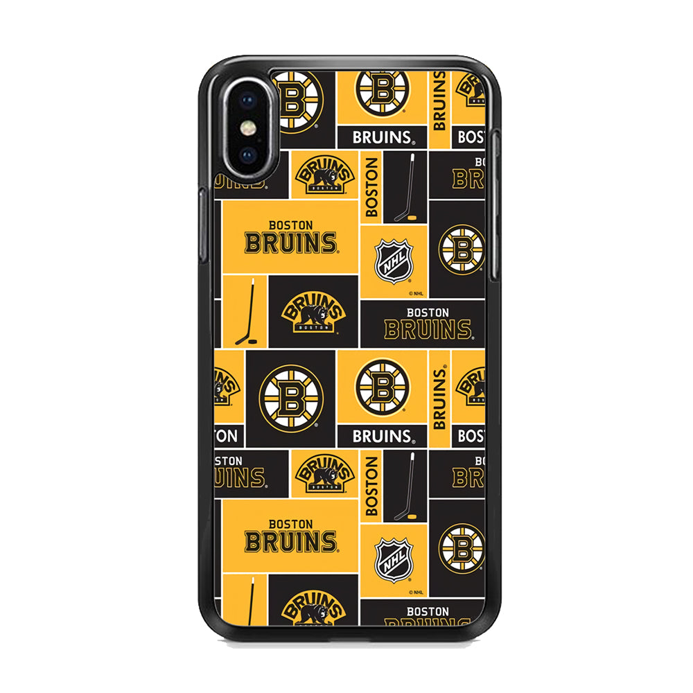 Hockey Boston Bruins NHL 001  iPhone X Case