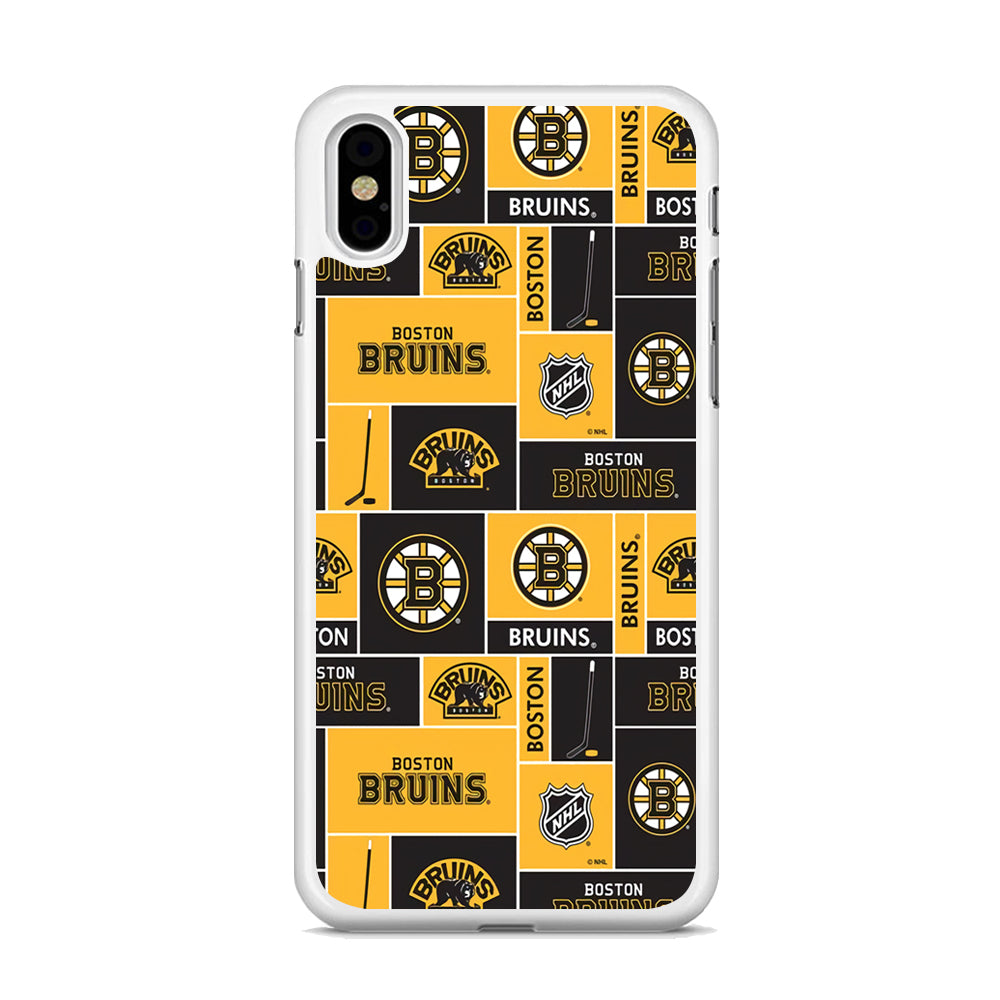 Hockey Boston Bruins NHL 001  iPhone X Case