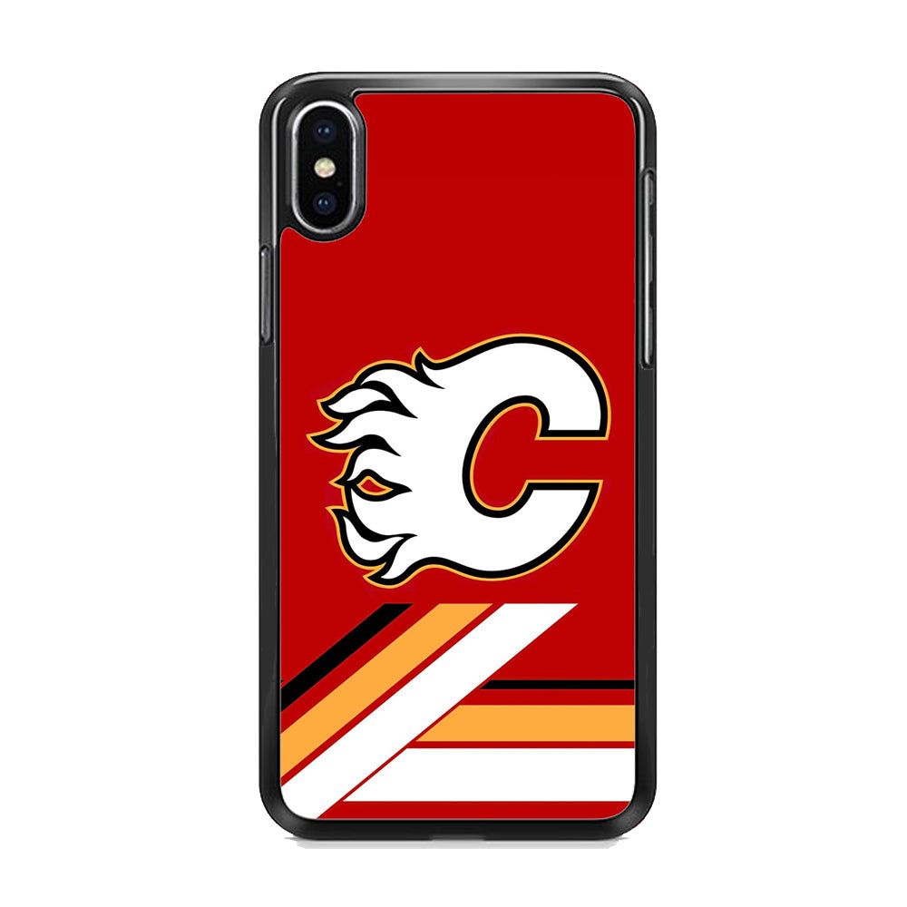 Hockey Calgary Flames NHL 002 iPhone X Case