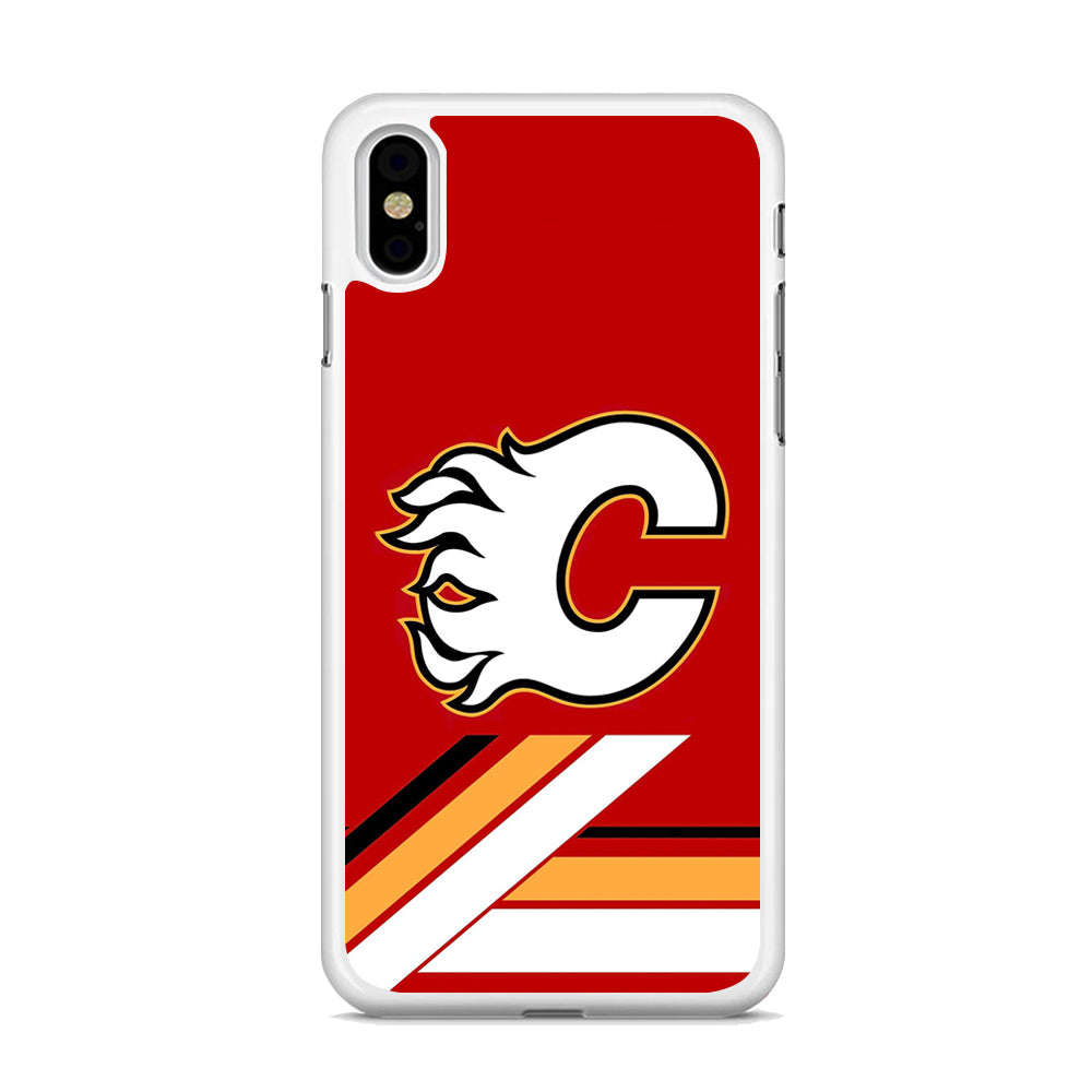 Hockey Calgary Flames NHL 002 iPhone Xs Case