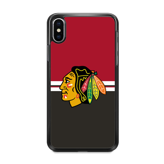 Hockey Chicago Blackhawks NHL 001 iPhone Xs Case