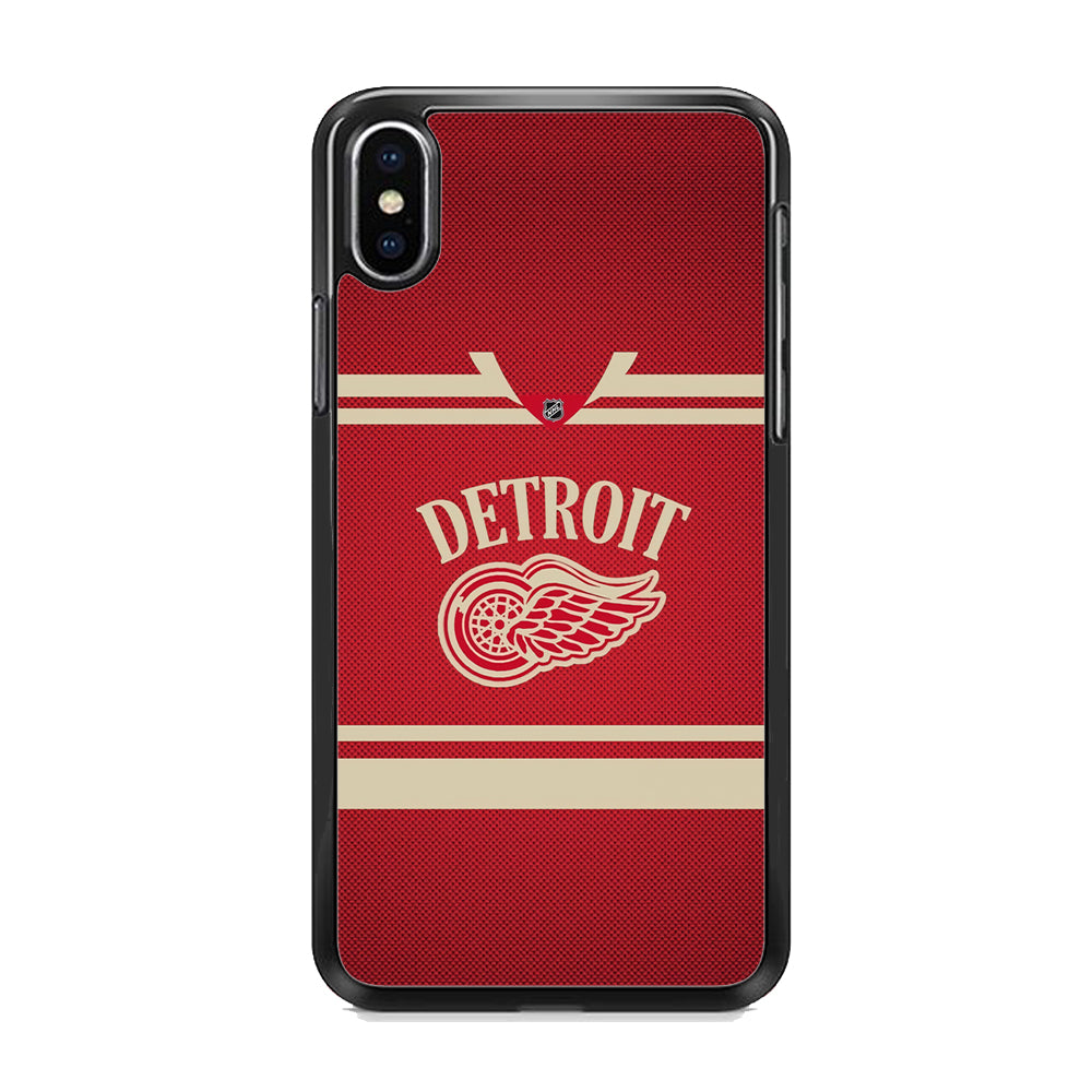 Hockey Detroit Red Wings NHL 002 iPhone X Case