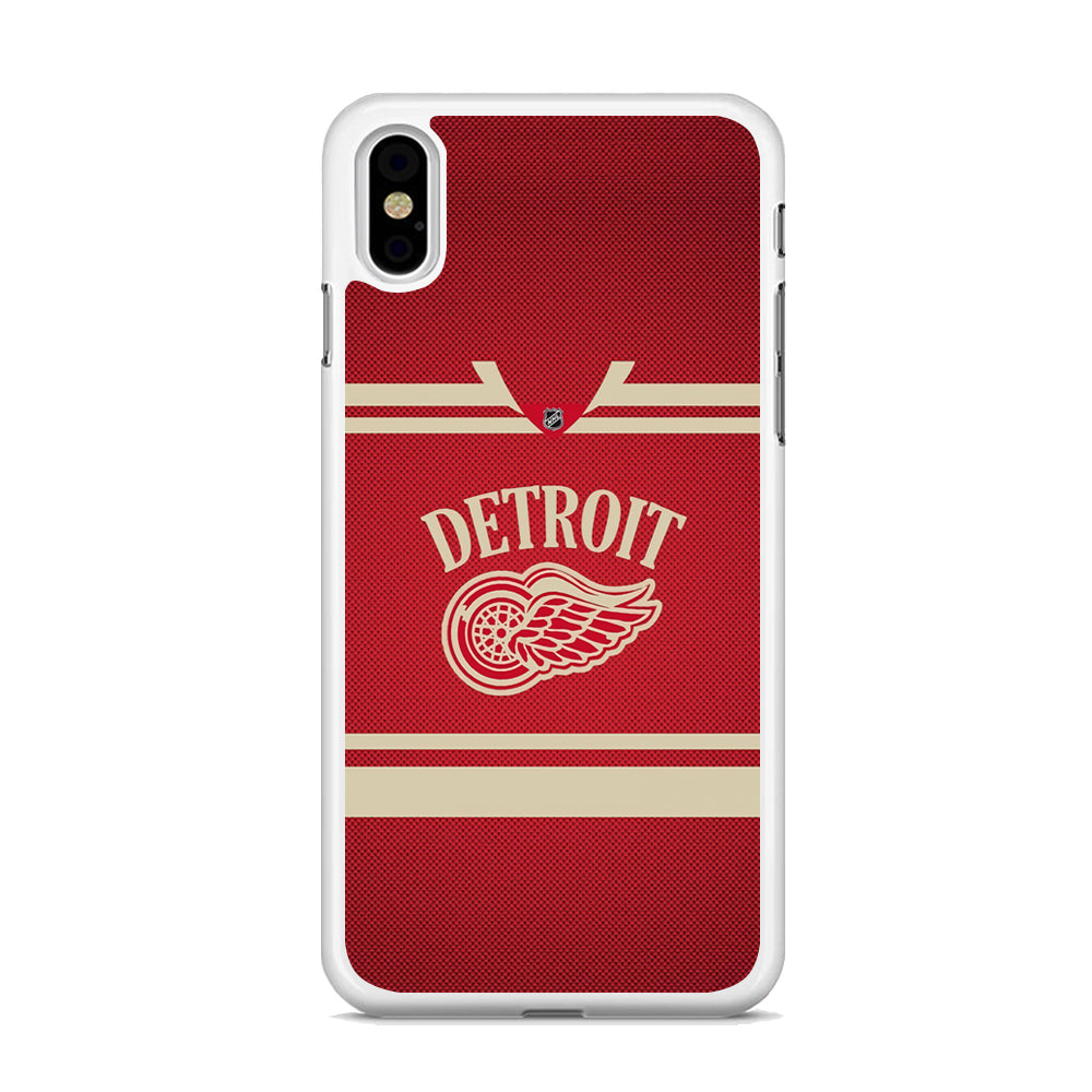 Hockey Detroit Red Wings NHL 002 iPhone Xs Max Case