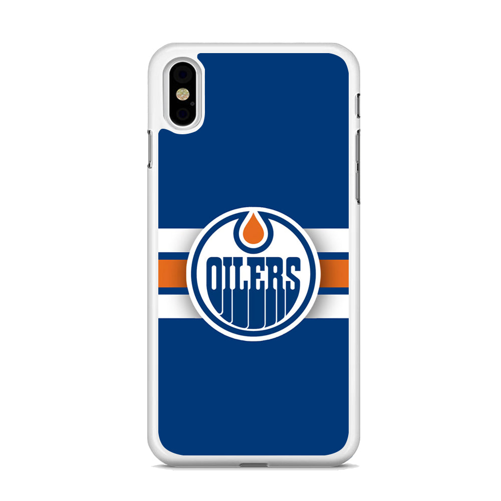 Hockey Edmonton Oilers NHL 001  iPhone Xs Case