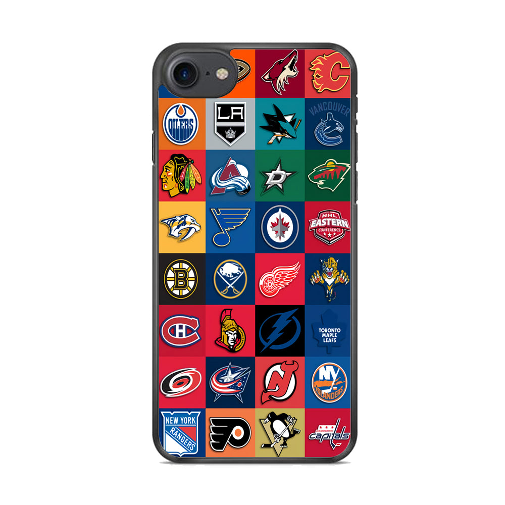 Hockey Teams NHL 001  iPhone 8 Case