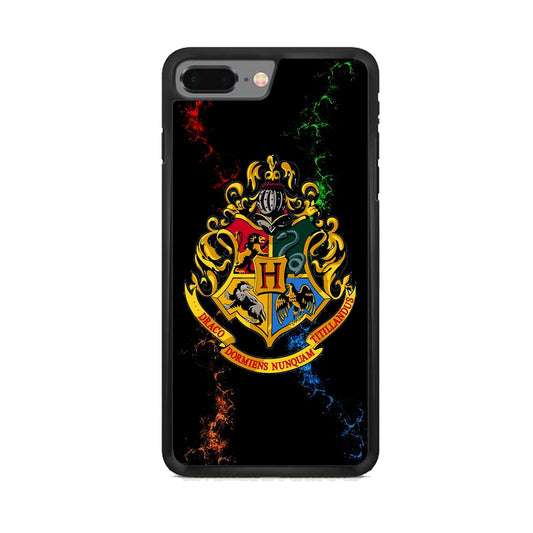 Hogwarts Symbol Black iPhone 7 Plus Case