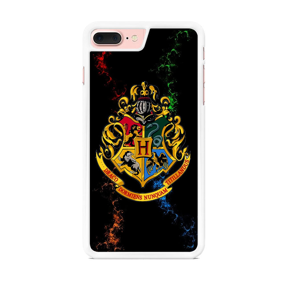 Hogwarts Symbol Black iPhone 8 Plus Case