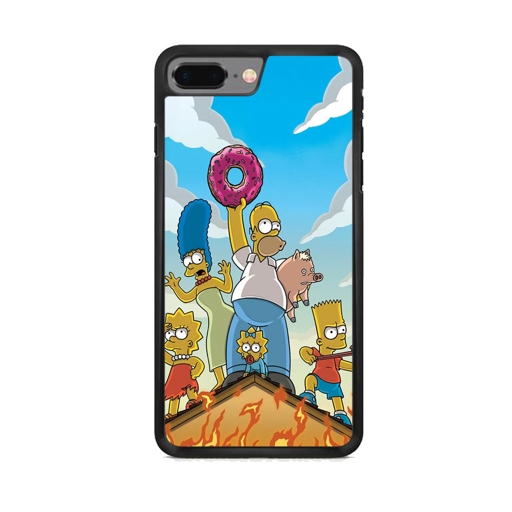 Homer Simpson Family iPhone 8 Plus Case