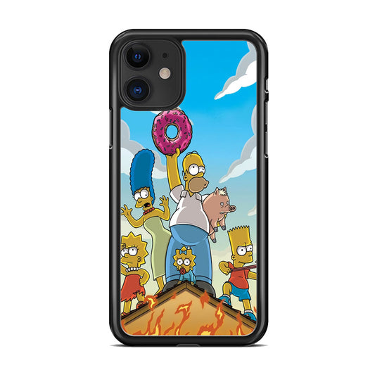 Homer Simpson Family iPhone 11 Case