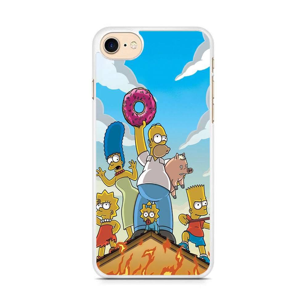 Homer Simpson Family iPhone 7 Case