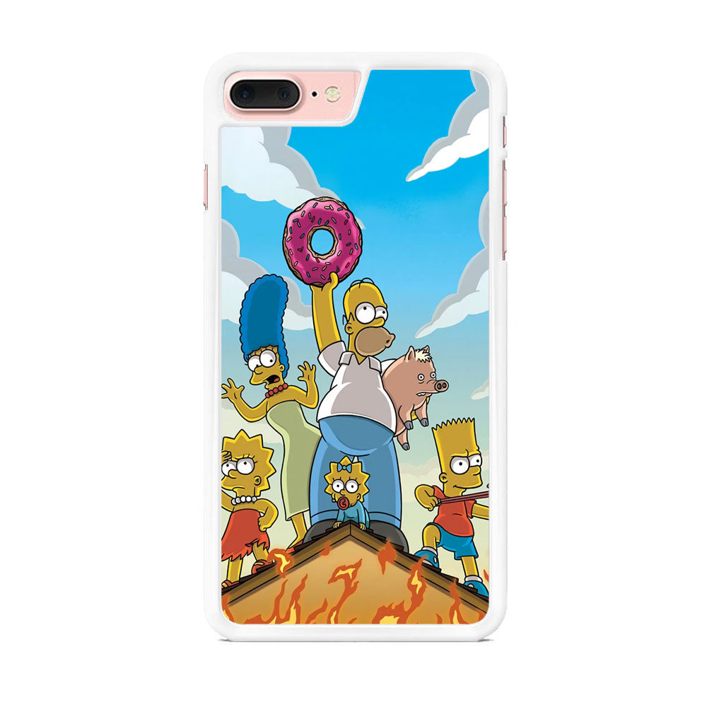 Homer Simpson Family iPhone 7 Plus Case