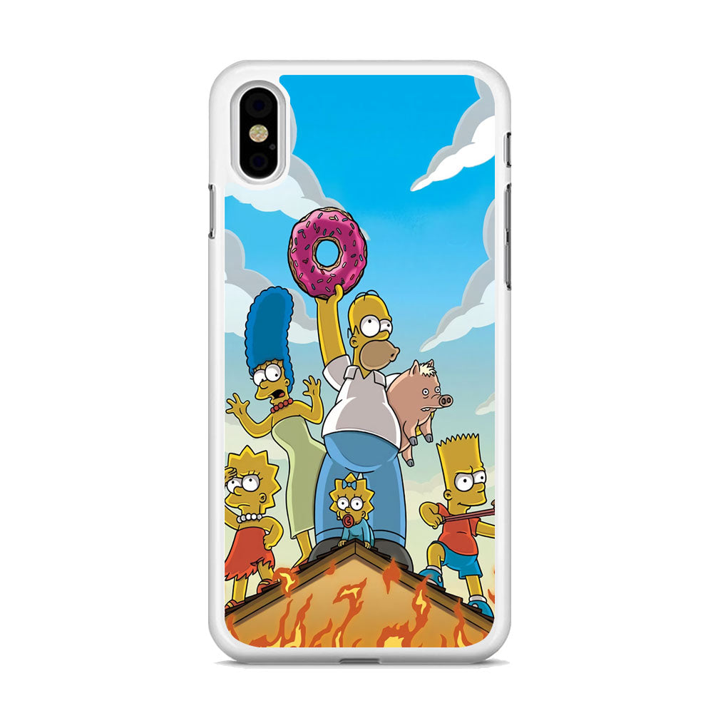 Homer Simpson Family iPhone Xs Max Case