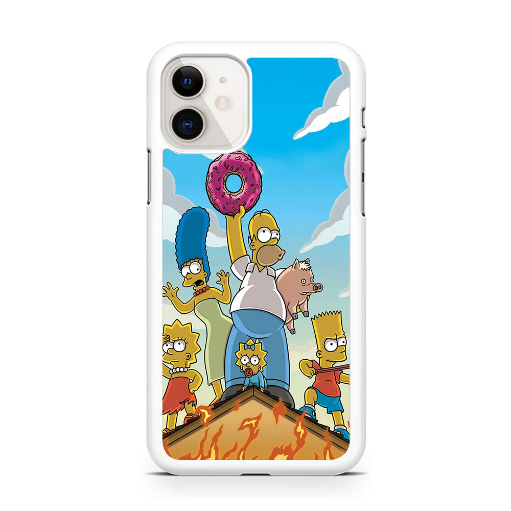 Homer Simpson Family iPhone 11 Case