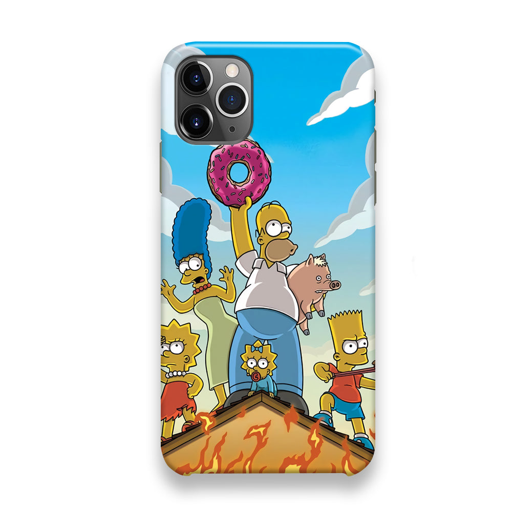 Homer Simpson Family iPhone 12 Pro Case