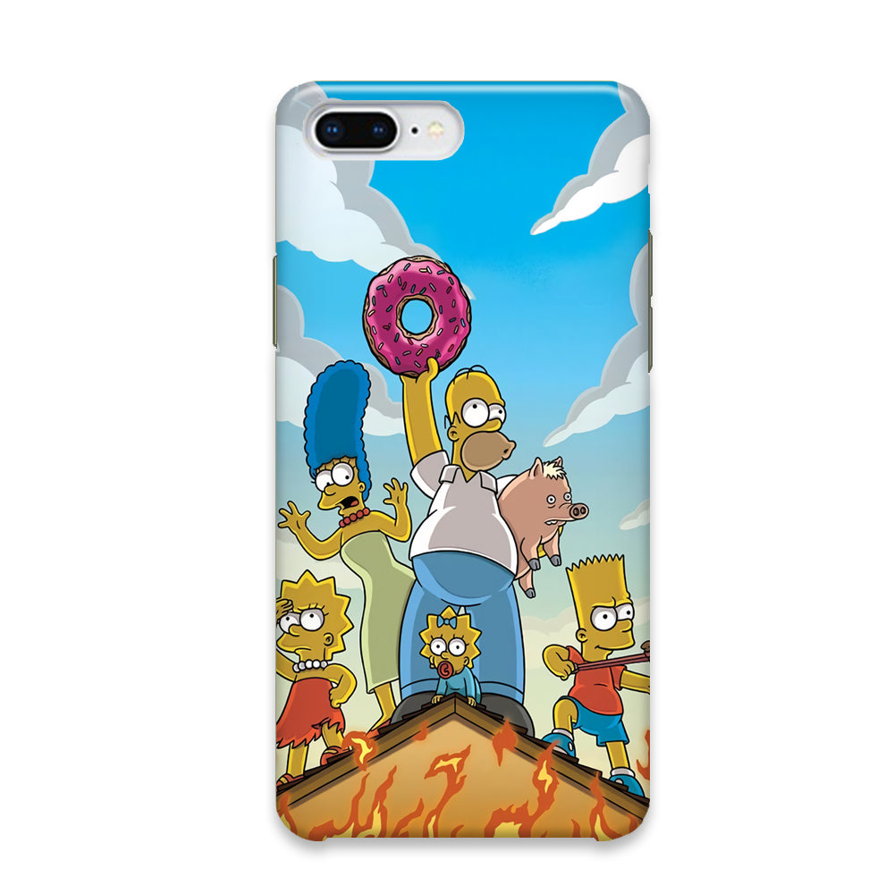 Homer Simpson Family iPhone 7 Plus Case