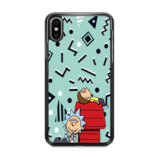 House Cartoon Rick Morty iPhone Xs Case