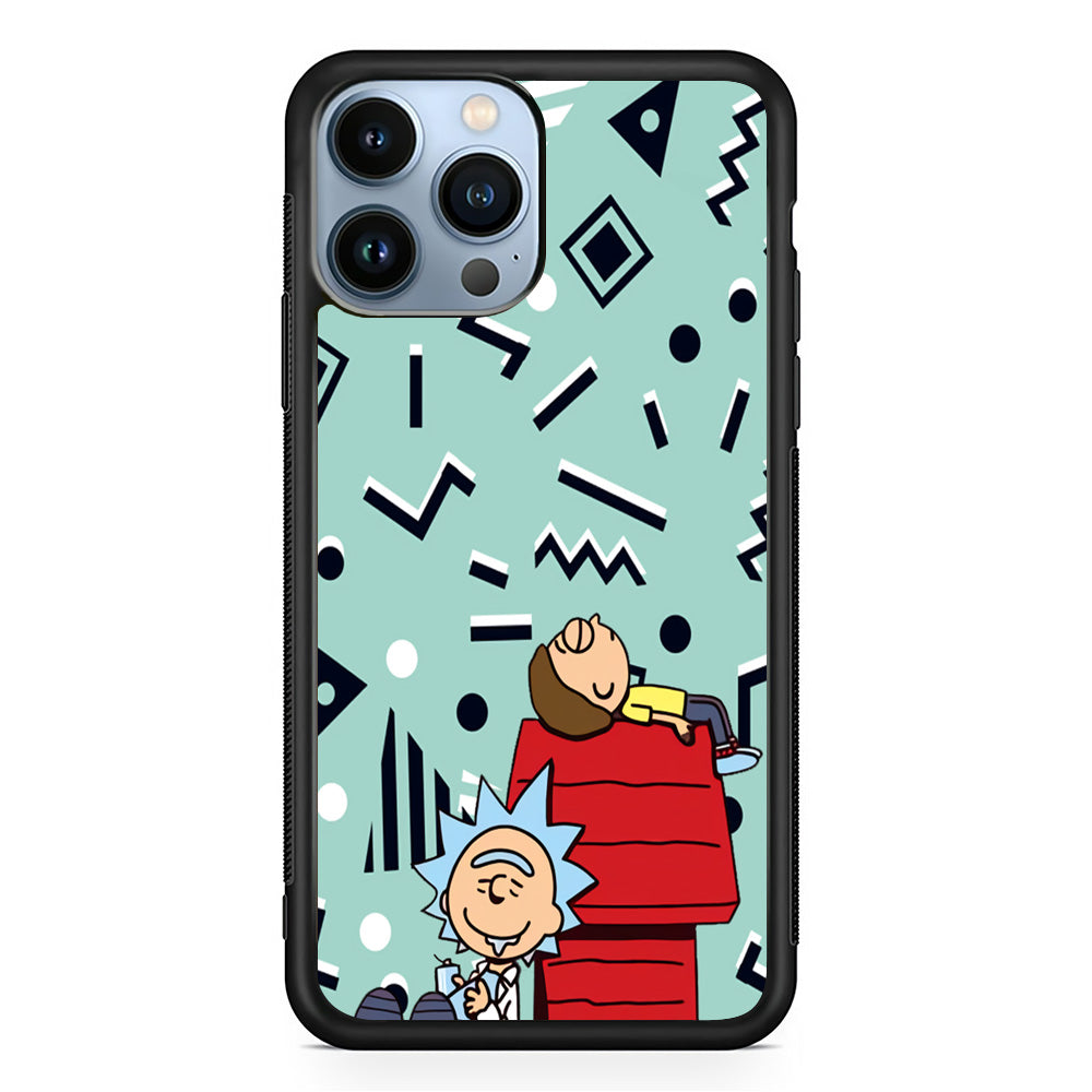 House Cartoon Rick Morty iPhone 13 Pro Case