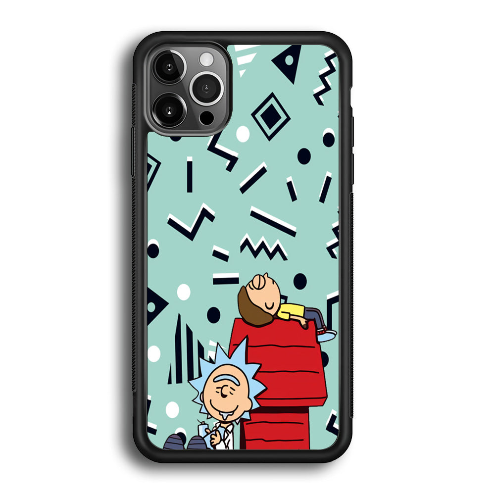 House Cartoon Rick Morty iPhone 12 Pro Case