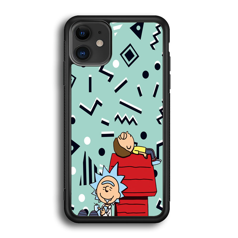 House Cartoon Rick Morty iPhone 12 Case