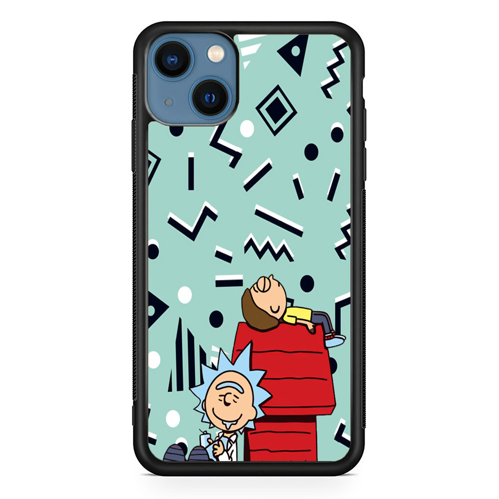 House Cartoon Rick Morty iPhone 13 Case