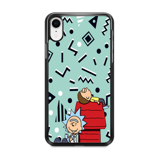 House Cartoon Rick Morty iPhone XR Case