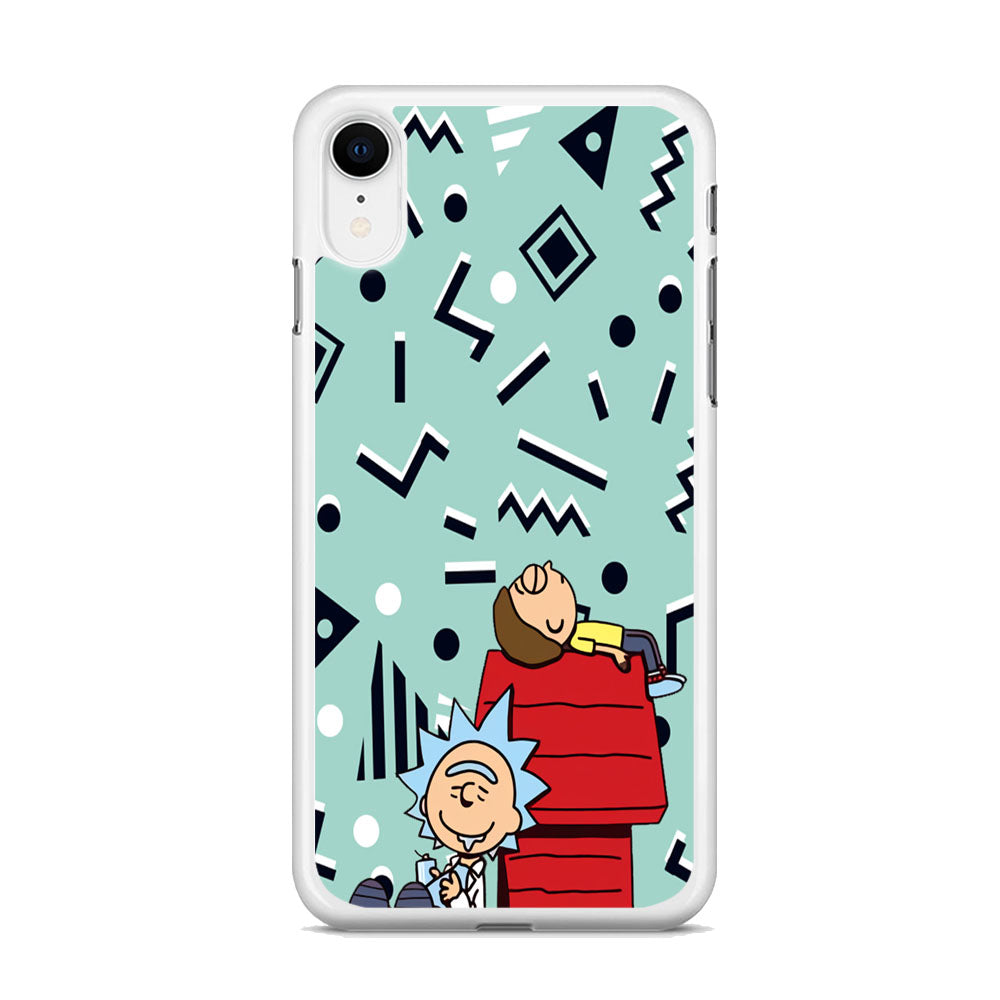 House Cartoon Rick Morty iPhone XR Case